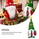 thumbnail image 5 of Ounissouiy Navidad muñeco sin rostro Adorable reutilizable decorativo niños Festival juguete hogar Oficina dormitorio ornamento suministros Kits de decoración para fiestas Mujer Ounissouiy HA069295-02, 5 of 6