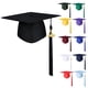 thumbnail image 2 of Gorro de graduación unisex mate con borla del año 2026, accesorio para adultos, ideal para la escuela secundaria, licenciatura y maestría., 2 of 8