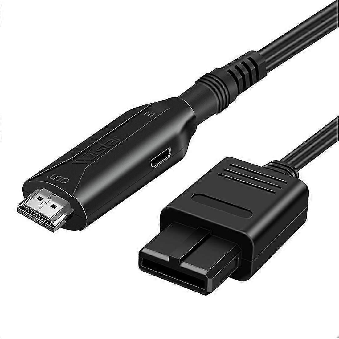 HD N64 to -Compatible Converter HD Link Cable for N64//SNES Plug and ...