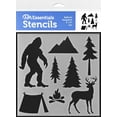 thumbnail image 3 of PA Ess Stencil 6x6 Bigfoot/Sasquatch, 3 of 4