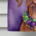 thumbnail image 4 of Vizsla King of Mardi Gras House Flag 28 in x 40 in, 4 of 7