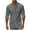 Grey, variant on JURANMO Mens Casual Cotton Shirts Long Sleeve Button Down Shirts Solid Color Stand Collar Shirts Deals of the Day White S