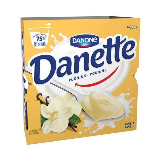 Danette pouding a la vanille (emballage de 4)