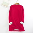 thumbnail image 4 of DPTALR Chandail d'Hiver Décontracté en Peluche à Manches Longues Col Rond pour Femmes, 4 of 4