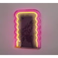 thumbnail image 2 of Merkury Innovations USB-Powered 13" Multicolor LED Wavy Neon Mirror, 2 of 5