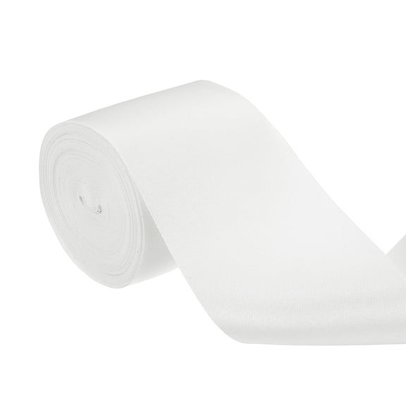 Uxcell Double Faced Soft White Satin Ribbon, (2" x 22 Yards), Solid Fabric Ribbon, Suit for Gift Wrapping/Crafts/Wedding/Decoration/Bows/Bouquet/Floral/Arrangement