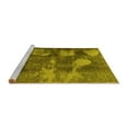 thumbnail image 2 of Ahgly Company Machine Washable Indoor Rectangle Abstract Yellow Modern Area Rugs, 5' x 7', 2 of 4