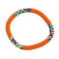 thumbnail image 2 of Set of 3 Handmade Boho Crochet Glass Beaded Roll-On Bracelets from Nepal | Women’s Fashion Jewelry Accessories for Daily Wear, 2 of 6