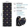 thumbnail image 2 of Dark Blue Celestial Body Pattern Hot Yoga Mat Towel Non Slip for Hot Yoga - Quick-Drying Yoga Mat Cover with 4 Corner Pockets with Travel Bag - Hot Yoga Towel Non Slip 74"x26", 2 of 6