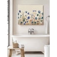 thumbnail image 6 of Blue Teal Spring Floral Wall Art for Living Room,Canvas Picture Wall Decor for Bathroom Bedroom,Watercolor Botanical Summer Flowers Painting Artwork for Office Hallway Dining Room Decor 16"x20", 6 of 8