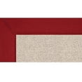 thumbnail image 3 of Linon Athena Runner, Natural with Red, 2.6ft x 8ft, 3 of 4
