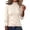 Beige, variant on Long Sleeve Knit Pullover Sweater Top With Button Detail Soft Comfortable Casual Crewneck Blouse For Everyday Wear