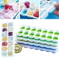 thumbnail image 1 of 4Pcs Ice Cube Maker - 14 Cells - Easily Demold - Non-Stick - Home Ice Grid - Multipurpose Ice Storage Box - Bar Accessories, 1 of 8