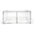 thumbnail image 5 of Isaac Jacobs 4-Compartment Square Clear Acrylic Organizer with Lid 5.75" L x 5.75" W x 2.75" H, Multi-Sectional Tray, Stackable, Storage Solution, 5 of 7