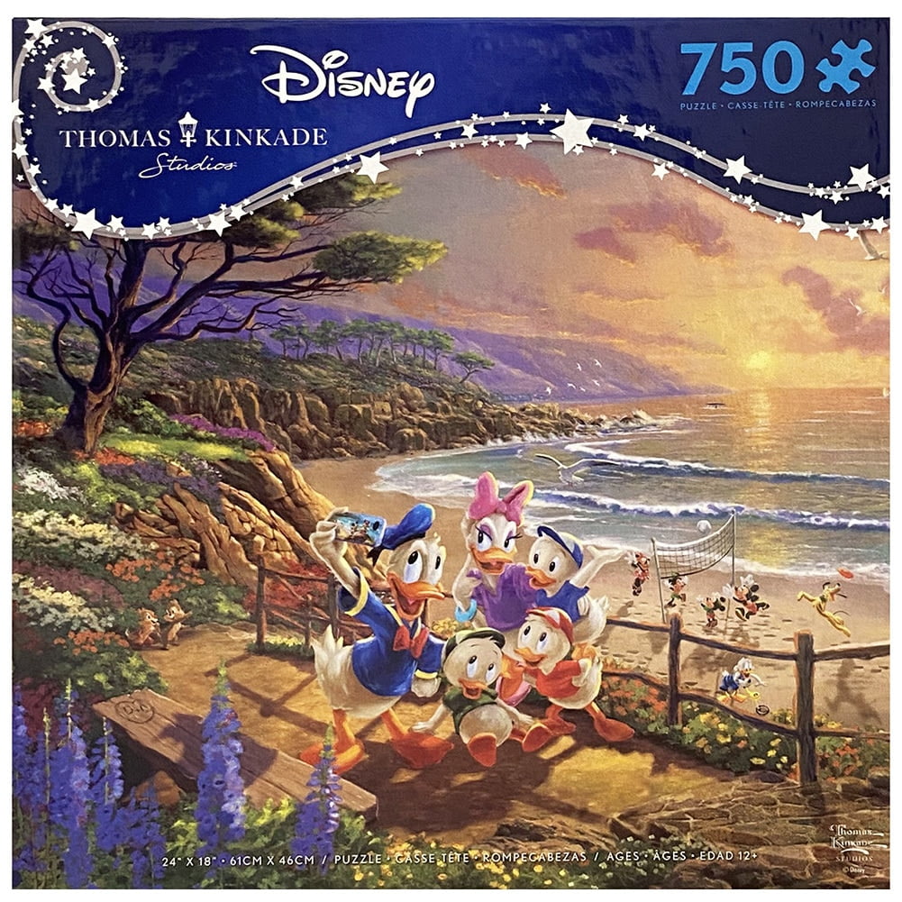 NEW Disney Dreams Thomas Kinkade 750 piece Jigsaw Puzzle Peter Pan's Neverland 