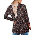 thumbnail image 4 of Blusa tipo túnica ROSELINLIN con estampado floral de talla grande para mujer 3XL, 4 of 5