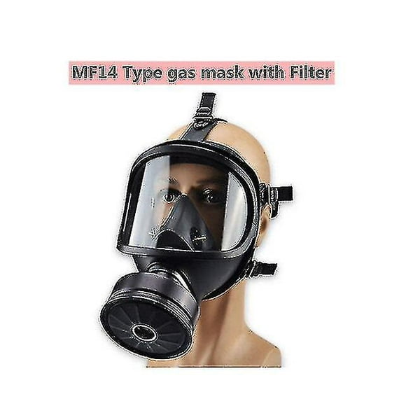 Evago Mf14 / 87 Type Gas , Full Chemical Respirator, Natural Rubber, Military Filter, Self-cushioning