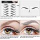 thumbnail image 4 of Pegatinas de tatuajes de cejas impermeables TANGJMXG 4d 6 hojas, 4 of 5