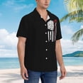 thumbnail image 4 of Lilac Flowers Mens Hawaiian Shirt Short Sleeve Casual Button Up Tropical Summer Beach Shirt, 4 of 9