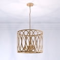 thumbnail image 6 of Millennium Lighting  Arelyn 4 Light Pendant Fixture in Matte Black or Modern Gold Painted Modern Gold Painted, 6 of 20