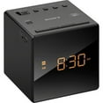 thumbnail image 1 of Sony Radio-Réveil Compact AM/FM avec Lecture Facile, Écran LCD Rétroéclairé, Sauvegarde de Batterie, Contrôle de Luminosité Réglable, Minuterie de Sommeil Programmable, Réglage du Temps d'Été, Finition Noire, 1 of 4