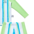thumbnail image 6 of Ymyiu Toddler Bathing Suit Boy Toddler Boys Swim Set 2 Piece Long Sleeve Swim Shirt with Hood and Swim Trunks Size 9-10 Years (Blue,9-10 Years), 6 of 9