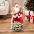 thumbnail image 3 of Northlight 26" Red and White Traditional Santa Claus Christmas Figure, 3 of 9