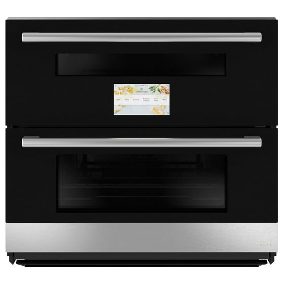 Cafe Cts92dm2n 30" Wide 5 Cu. Ft. Electric Smart Single Oven - Platinum Glass