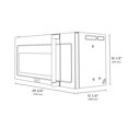 thumbnail image 2 of ZLINE 30" 1,5 cu. Ft.. Microondas sobre la Cocina en Acero Inoxidable Resistente a Huellas Dactilares con Mango Tradicional y Juego de 2 Filtros de Carbón (MWO-OTRCFH-30-SS), 2 of 5