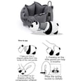 thumbnail image 7 of Inflatable Neck Pillow Press-To-Inflate U-Shape 1 Count Panda Carrying Case Gift Box for Airplane Travel, 7 of 7