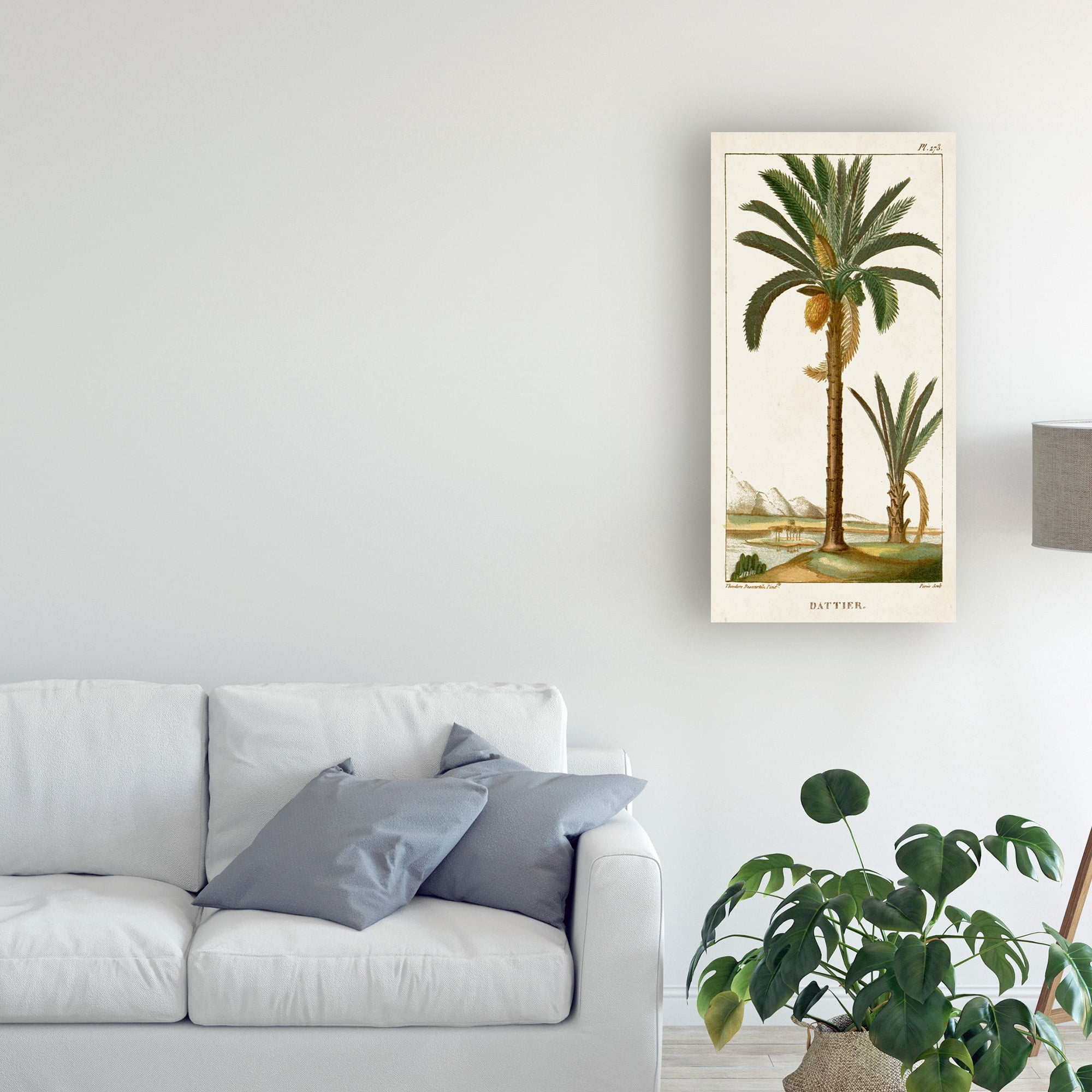 Trademark Fine Art 'Turpin Exotic Palms IV' Canvas Art by Turpin