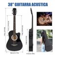 thumbnail image 2 of Guitarra Acústica Eléctrica 38 Pulgadas Kit Completo con Estuche, Sintonizador, Capo y Todos los Accesorios, Madera Premium para Principiantes, Estudio y Actuaciones en Vivo, 2 of 8