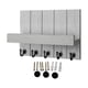 thumbnail image 5 of Colgador de llaves multifuncional de pared para entrada, oficina y puerta. Gris, 5 of 9