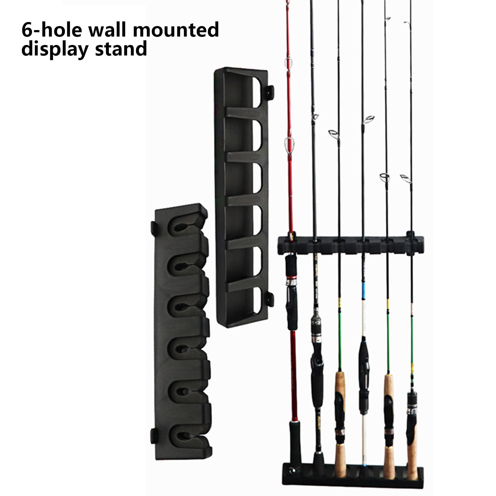 Overhead or Wall Fishing Rod Rack, 49 long Wall Mount Holder