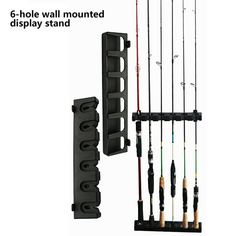 KIHOUT Fire Sale Vertical Fishing Rod Holder Wall Mounted Fishing