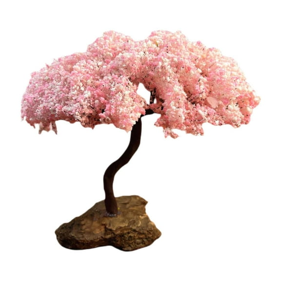 Kuntesetty Model Tree Figurine Cherry Blossom Tree Diorama for Train Projects Railways