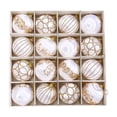 thumbnail image 2 of Qwtwty 16 Pcs Christmas Decorations Ornaments Set, Shatterproof Colorful Plastic Decorative Christmas Bauble for Home Holiday Wedding Party Decor, 2 of 6