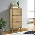 thumbnail image 1 of vidaXL Armoire à Chaussures OTTA avec 3 Tiroirs Bois Massif Pin Brun, 1 of 5