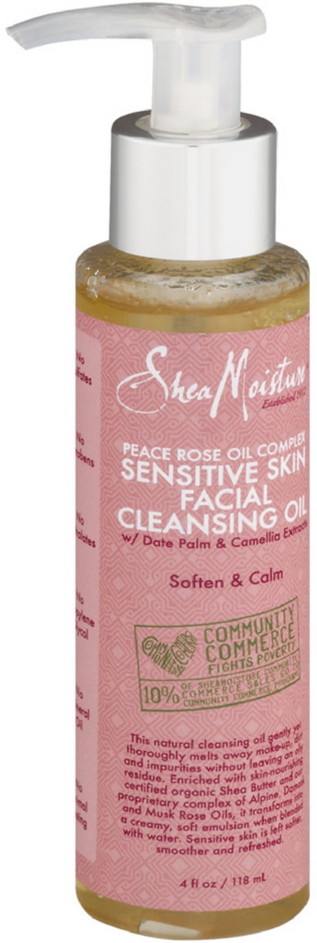shea moisture peace rose oil complex sensitive skin facial moisturizer