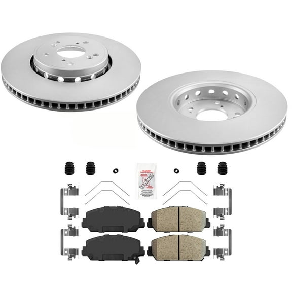 Front Brake Rotors & Ceramic Pads Hardware Fits Acura RDX 2013-2018