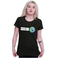 thumbnail image 4 of Command Save the Planet Earth Day Womens Fitted Plus Size Graphic Tee Brisco Brands 2X, 4 of 5