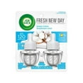 thumbnail image 1 of Air Wick Plug In Huile Parfumée, 2 Recharges, Fresh New Day, Simply Cotton, (2x20mL), 1 of 5