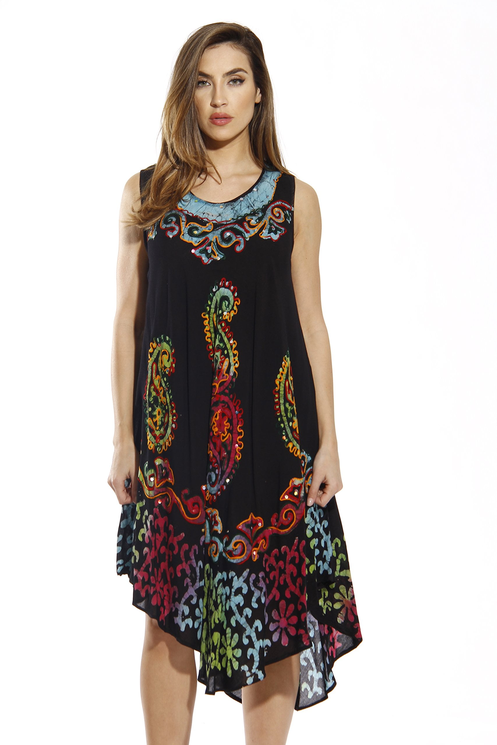 SUN-S23C03167 CHALVA BLACK DRESS