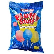 Charms, Fluffy Stuff Cotton Candy, 24 Ct