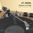 thumbnail image 2 of Reproductor de vinilo Bluetooth FancyRabbit HP-H2501 con tocadiscos, 2 of 8