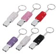 thumbnail image 7 of Hyasfey Bling Whistle Metal Rhinestone Whistle with Keychain Shining Whistle with Loud Crisp Sound for Referees Coaches Lifeguards Emergencies, 7 of 7