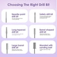 thumbnail image 7 of Cordless Electric Nail Drill, Portable Electric File Nail Drill Kit with Drill Bits Set and Rechargeable for Acrylic Nail Drill Manicure Pedicure Polishing, 7 of 7