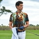 thumbnail image 3 of Balery Maple Meditating Bear Camisa Polo de Hombre con Estampado, de Manga Corta y Tejido Medio, Camisa Tipo Golf Polo-Large, 3 of 6