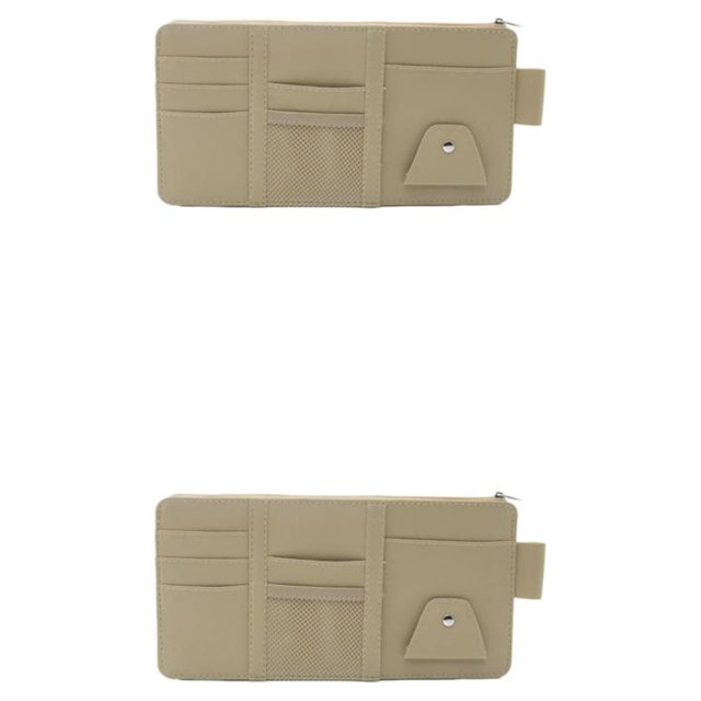 Transemion Durable Car Storage Solution - Easy Assembly And Organized Space Car Accessories Interiors Beige (Zips upgrad) 2Set