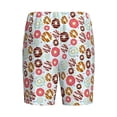 thumbnail image 4 of Picia Colorful Donuts Pajama Shorts for Men, Men's Pajama Bottoms, Sleepwear,Short Pajama Pants-Large, 4 of 9